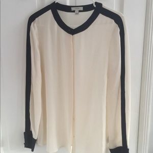 J Crew Blouse 100% silk size 8 very good condition